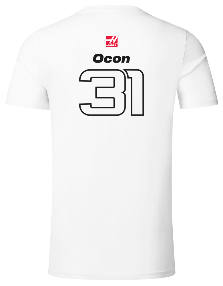 Camiseta Esteban Ocon Haas F1 Team 2025