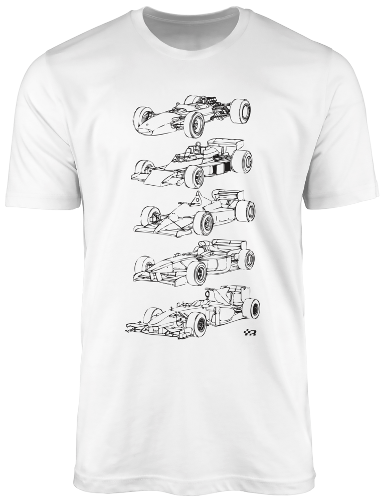 Camiseta Fórmula 1 Evolution