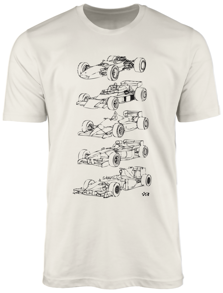 Camiseta Fórmula 1 Evolution