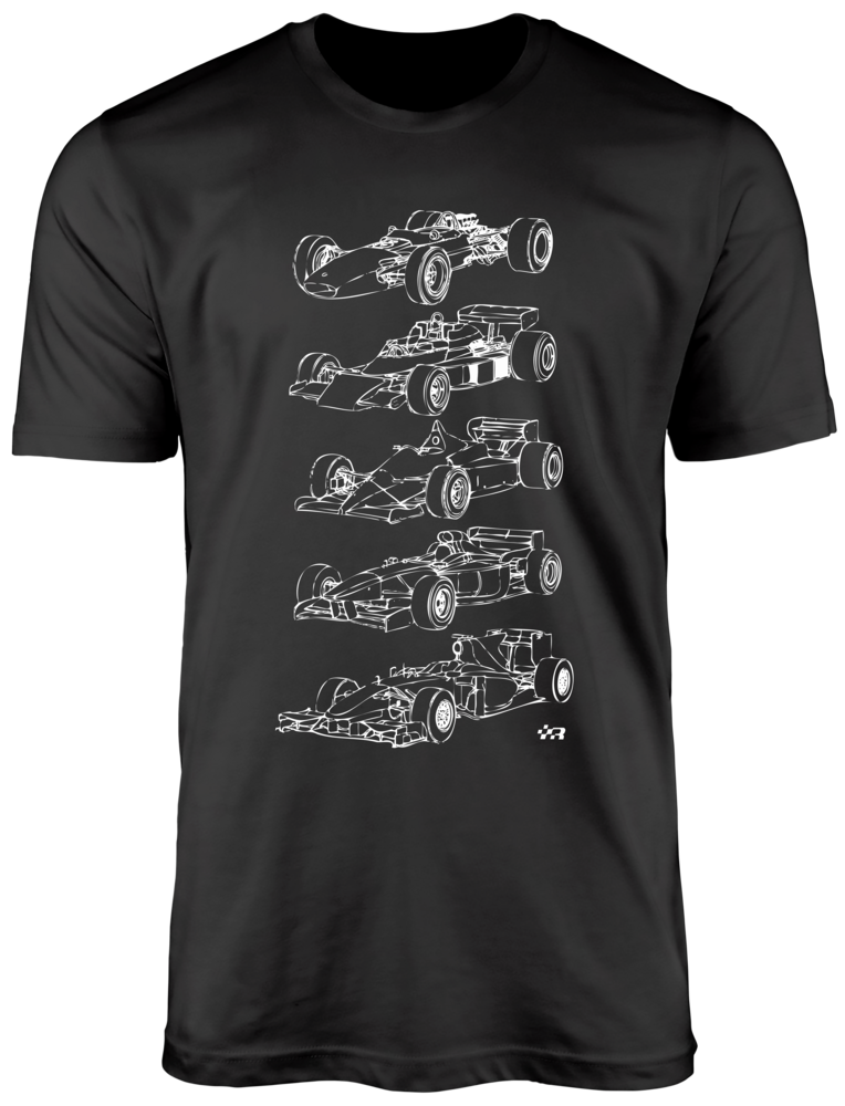 Camiseta Fórmula 1 Evolution