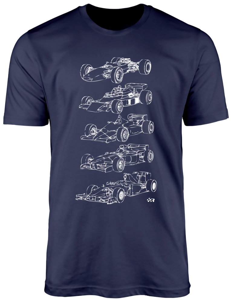 Camiseta Fórmula 1 Evolution