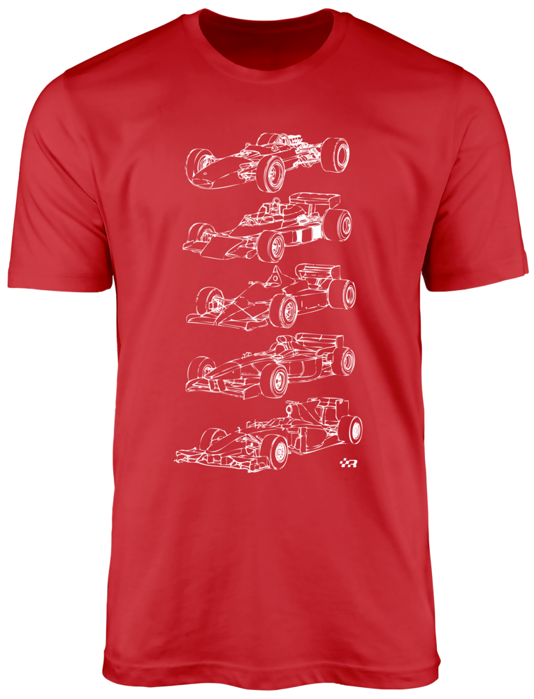 Camiseta Fórmula 1 Evolution
