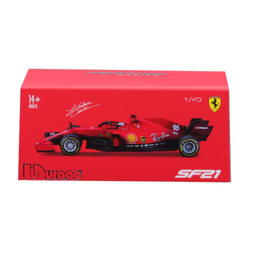 Miniatura SF21 1:43 Scuderia Ferrari Modelo 2021/2022 - Charles Leclerc 16