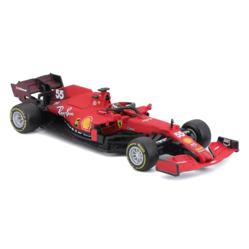 Miniatura SF21 1:43 Scuderia Ferrari Modelo 2021/2022 - Carlos Sainz 55