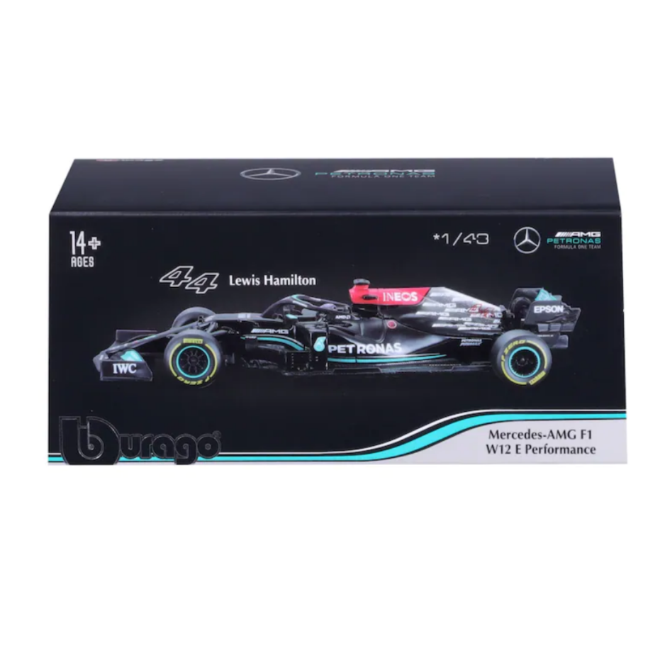 Miniatura W12 1:43 Mercedes AMG Petronas F1 Team 2021/2022 - Lewis Hamilton 44