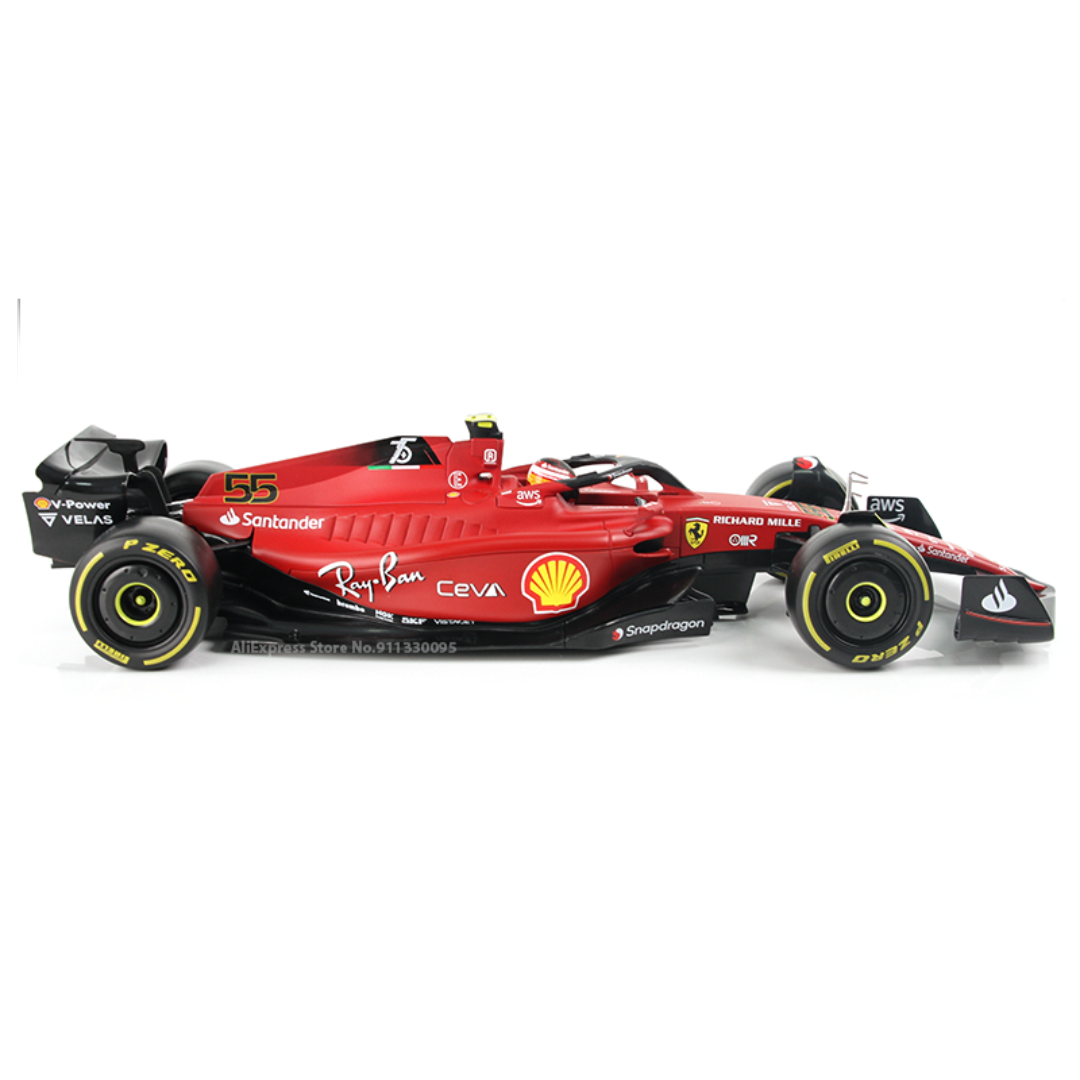 Miniatura F1-75 1:18 Scuderia Ferrari Modelo 2022/2023 - Carlos Sainz 55