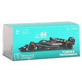 Miniatura W14 Mercedes AMG Petronas F1 Team 2023 1:43 c/ Caixa de Acrílico - Lewis Hamilton 44