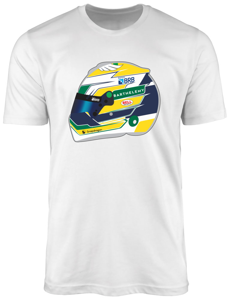 Camiseta Ilustração Capacete Gabriel Bortoleto