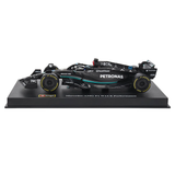 Miniatura W14 Mercedes AMG Petronas F1 Team 2023 1:43 c/ Caixa de Acrílico - George Russel 63