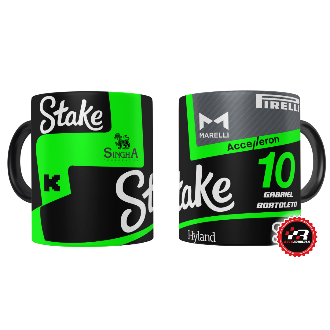 Caneca Stake F1 Team Gabriel Bortoleto