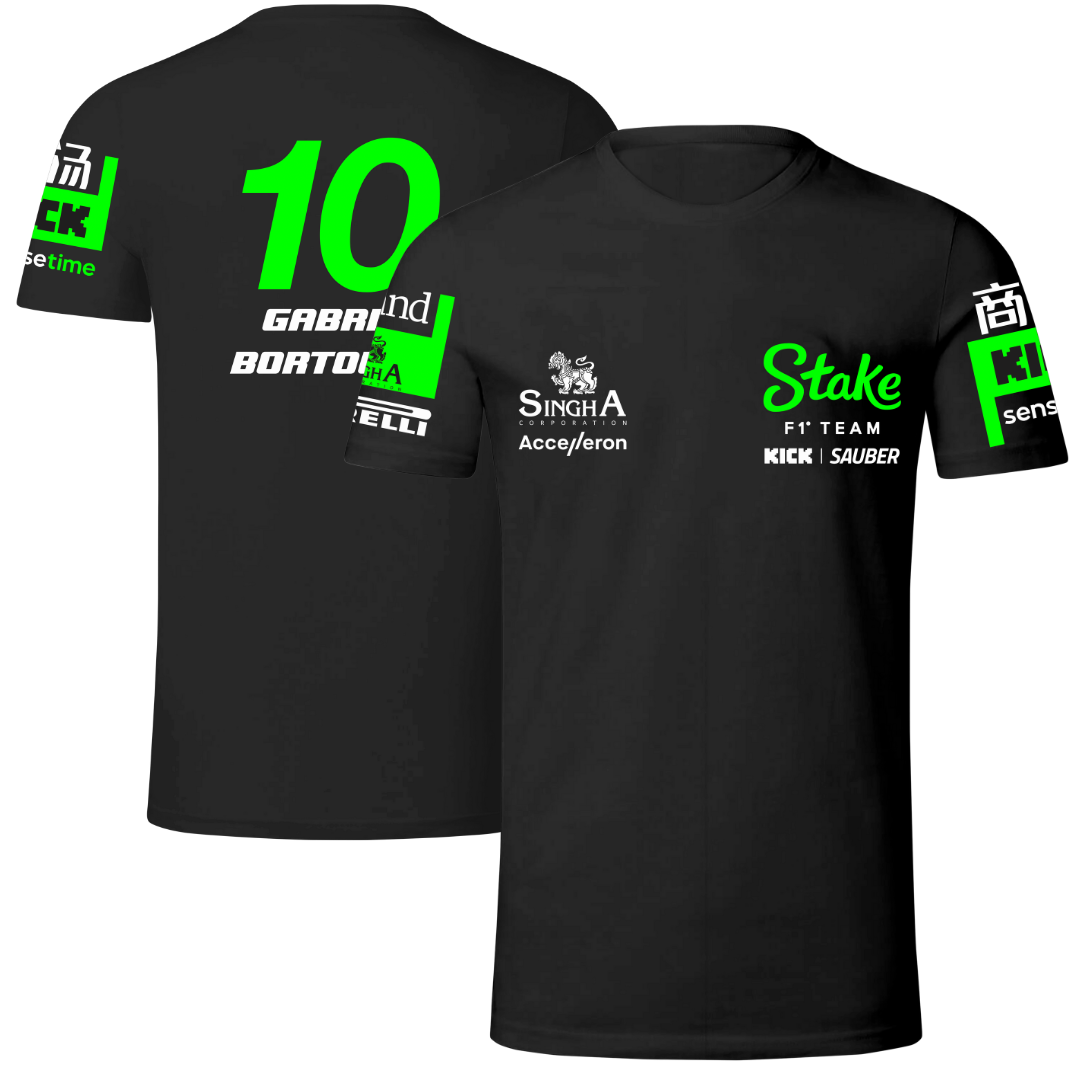 Camiseta Gabriel Bortoleto Stake F1 Team 2024