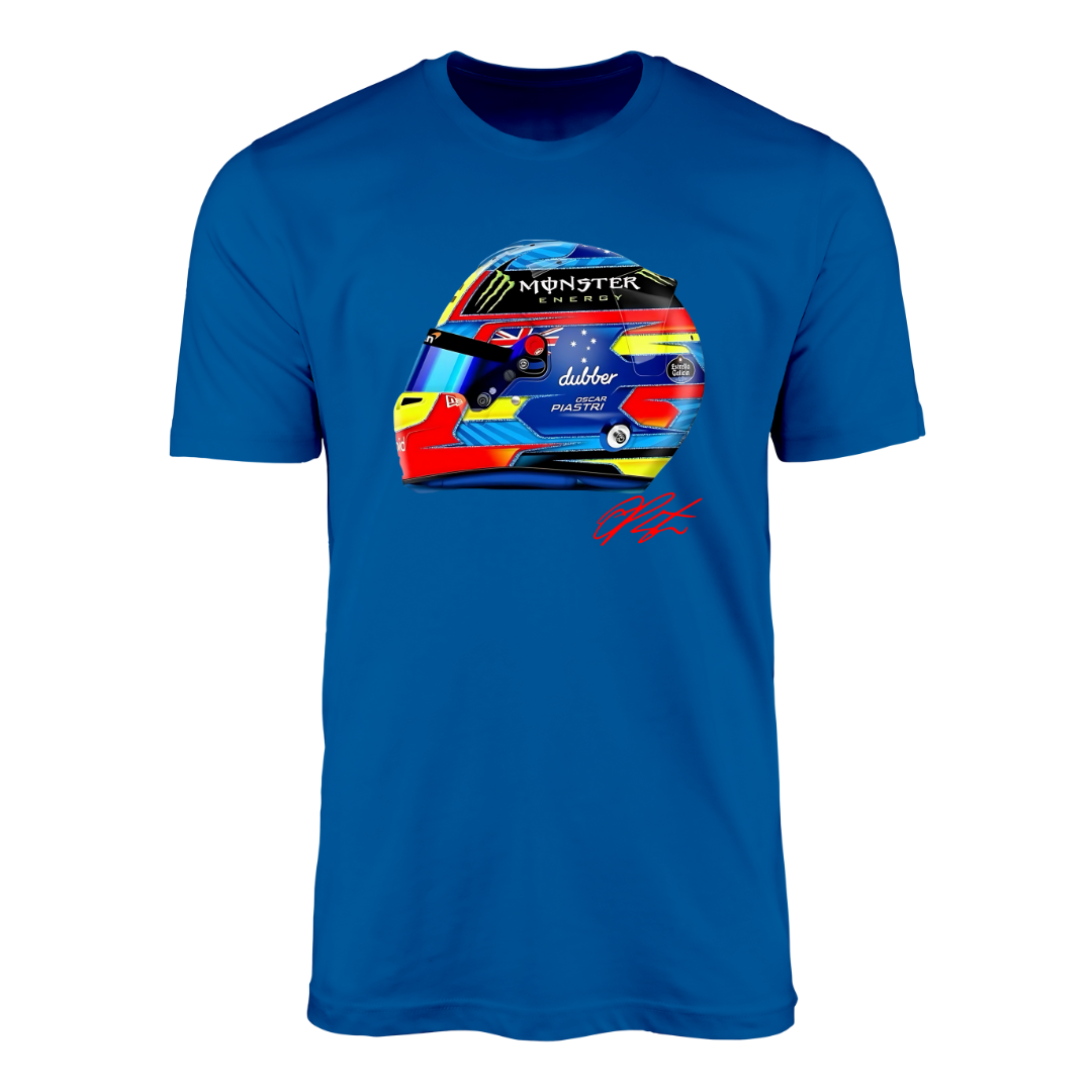 Camiseta Oscar Piastri Capacete 2024