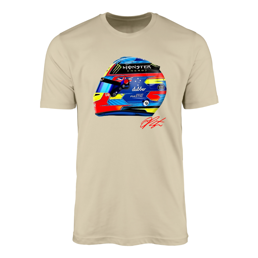 Camiseta Oscar Piastri Capacete 2024