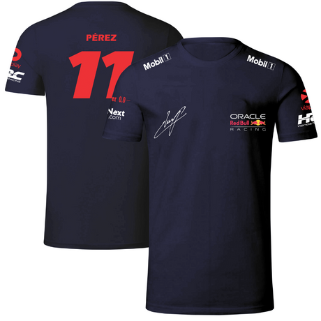 Camiseta Oracle RedBull Racing Sergio Pérez Signature 2024