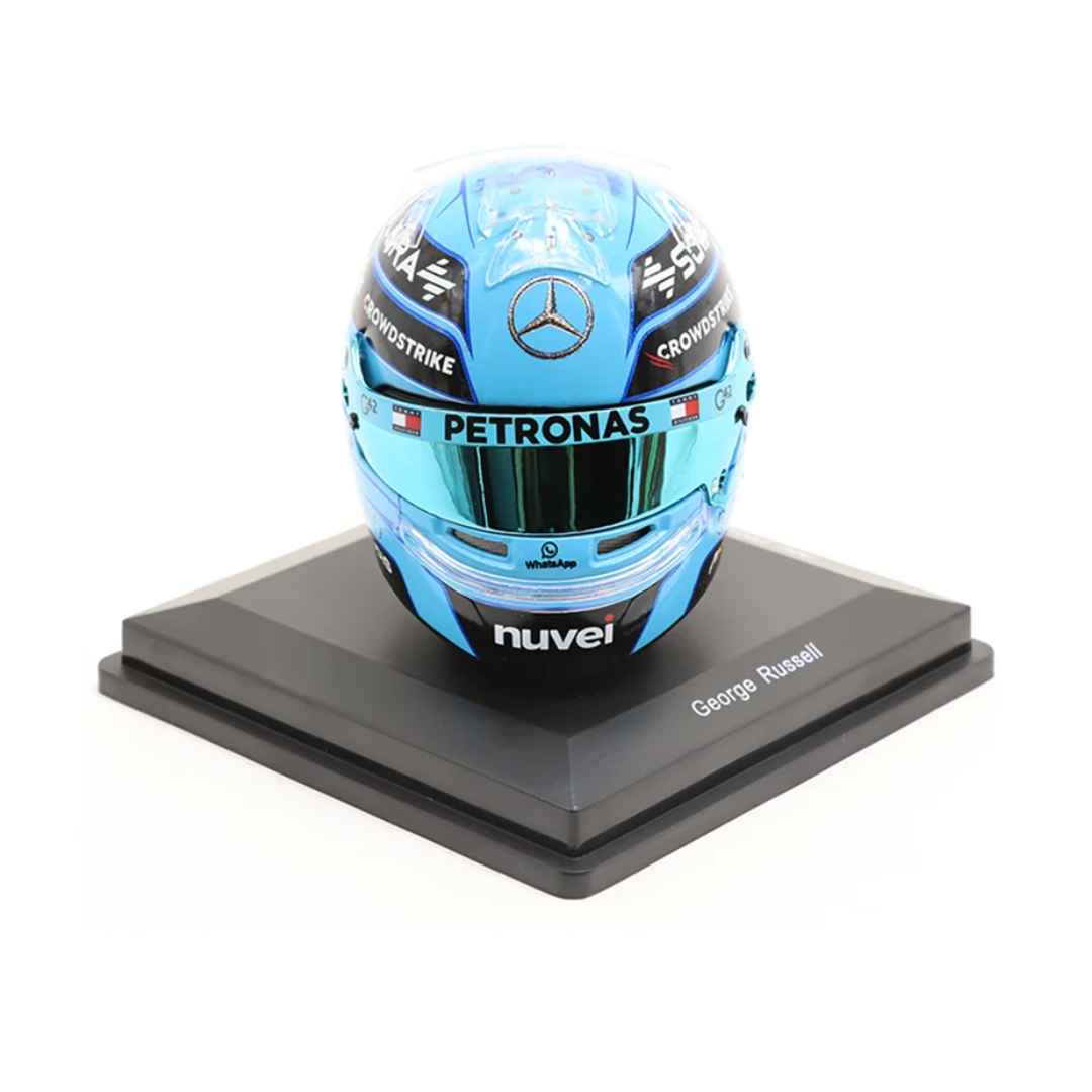 Miniatura Capacete George Russell Edição Especial Abu Dhabi2024 1:5
