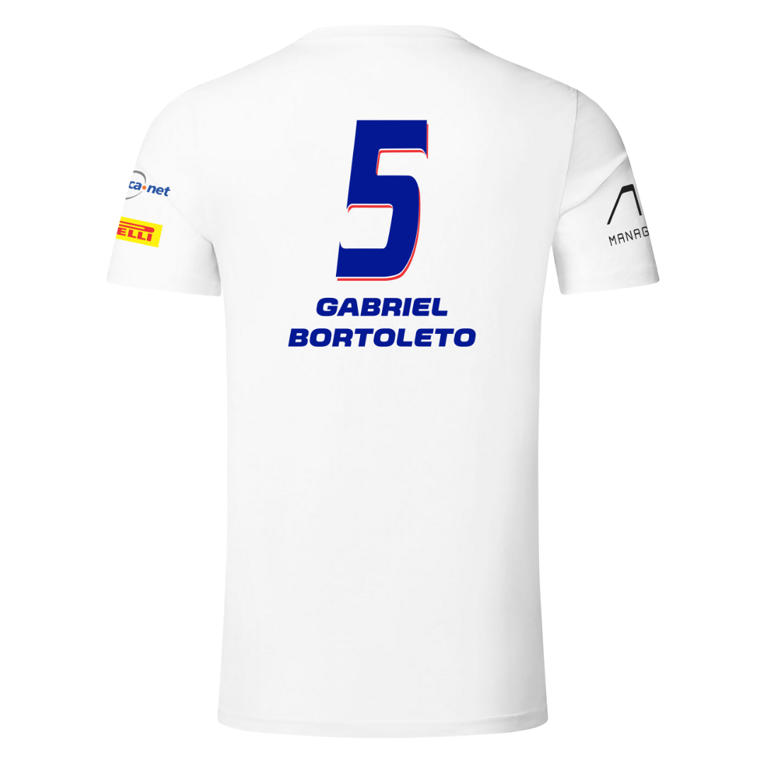 Camiseta Gabriel Bortoleto 5 Trident Motorsport F3 Team 2023