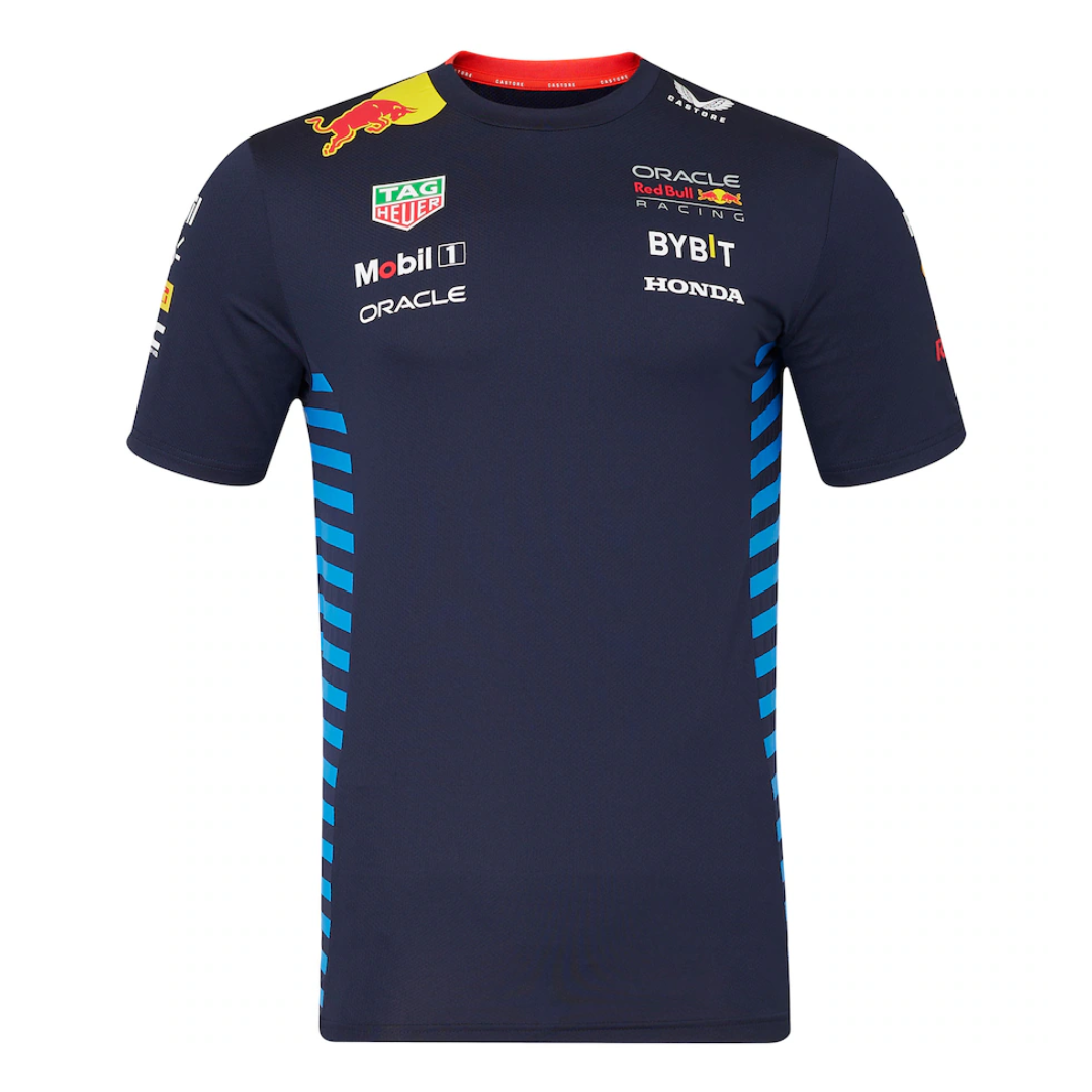 Camiseta Oficial Red Bull Racing 2024 Masculina - Team