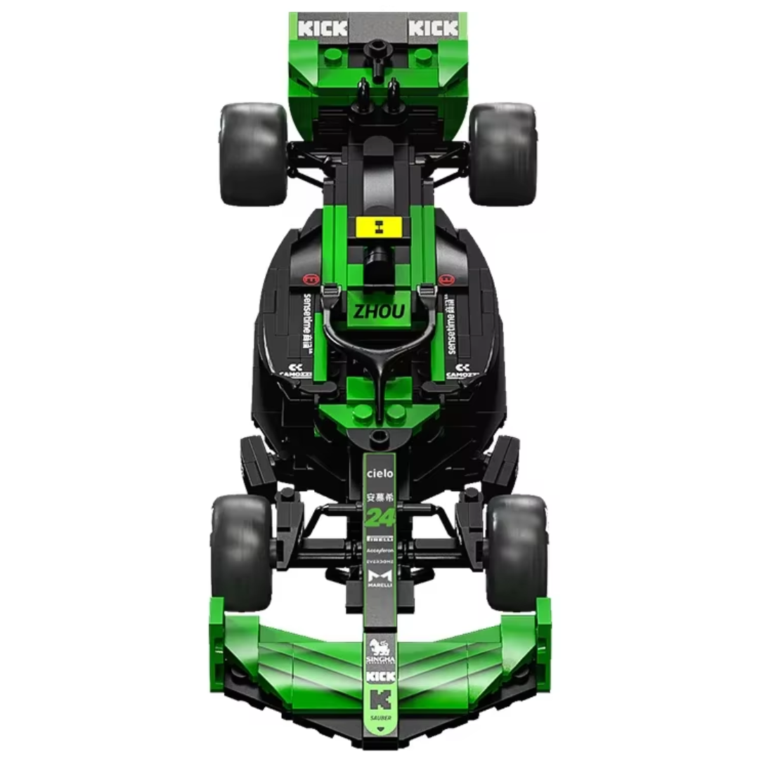 Miniatura Sauber F1 Team C44 para montagem 314 peças - Zhou Guanyu