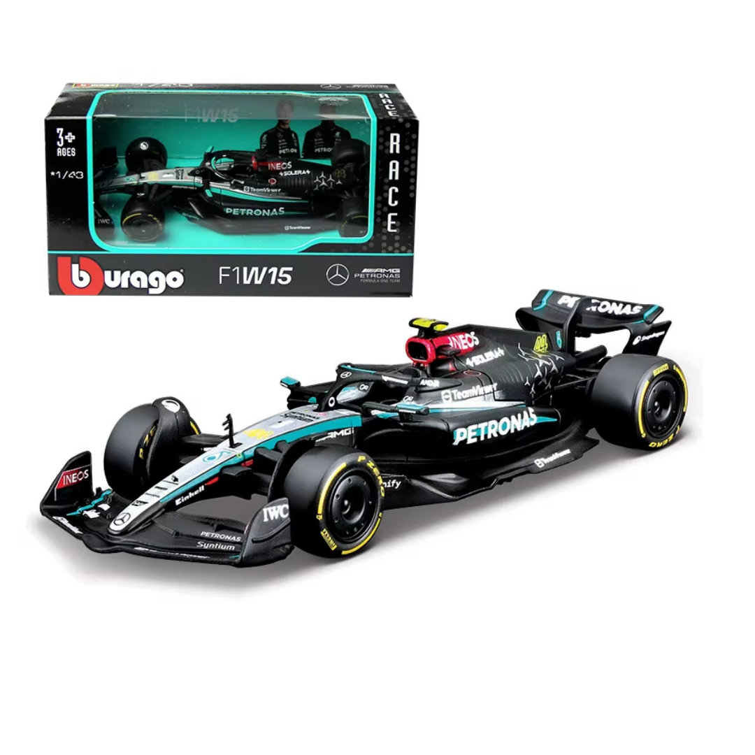 Miniatura W15-24  1:43 Scuderia Mercedes F1 2024 - Lewis Hamilton 44