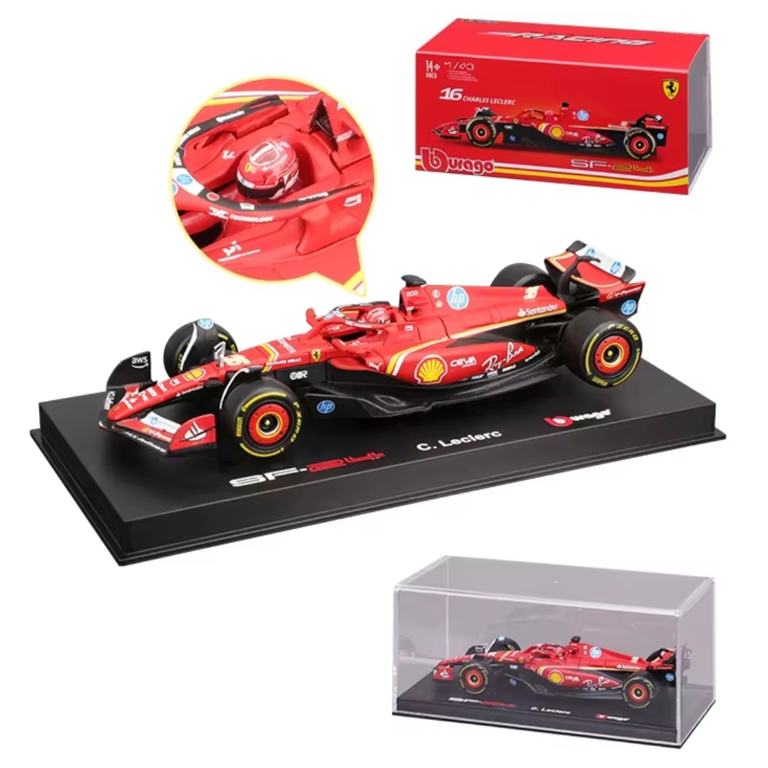 Miniatura SF-24 1:43 Scuderia Ferrari F1 2024 - Charles Leclerc 16