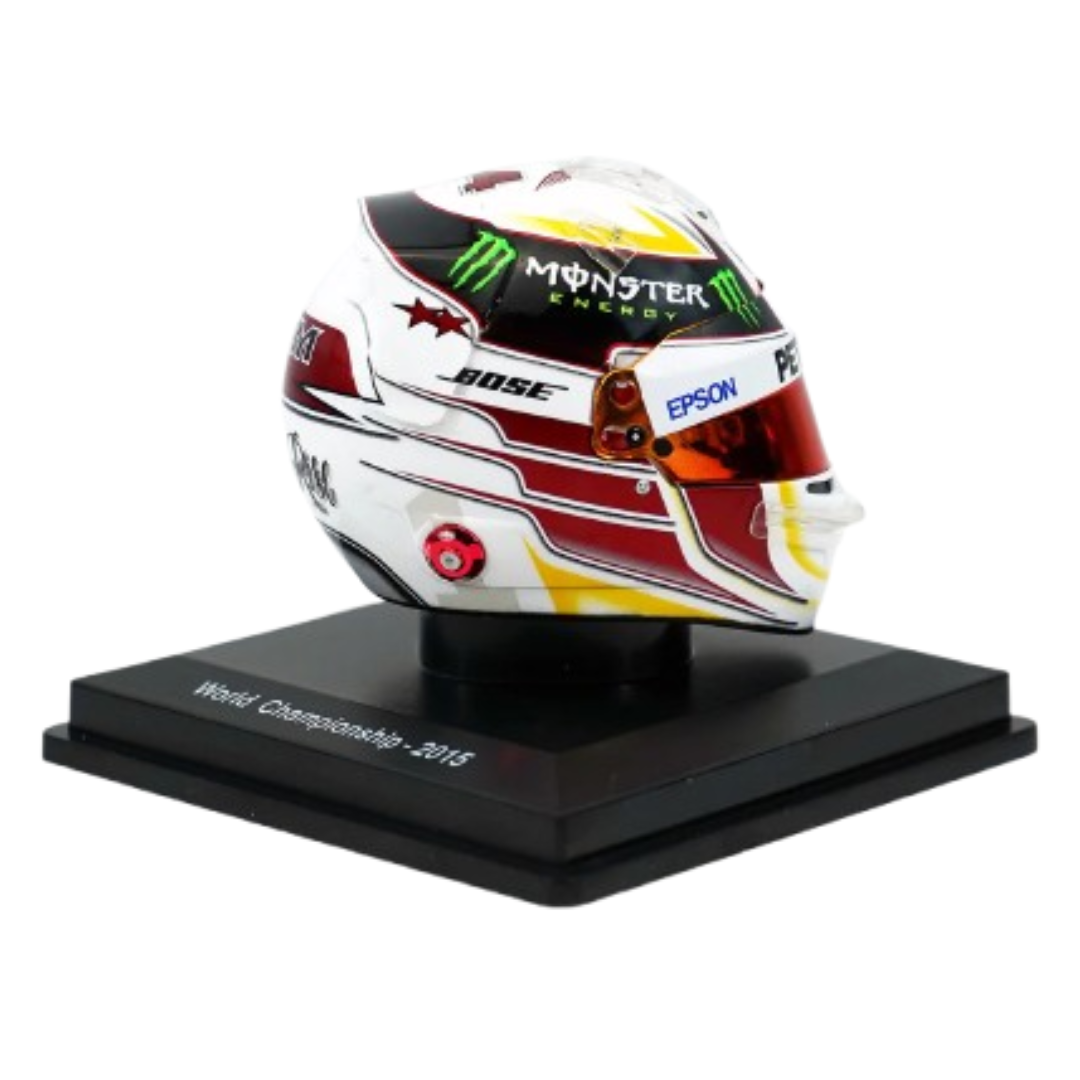 Miniatura Capacete Lewis Hamilton 2015 GP EUA 1:5 Spark