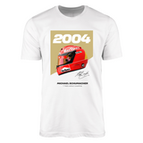 Camiseta Capacete Michael Schumacher 2004 Edição Especial