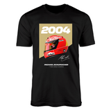 Camiseta Capacete Michael Schumacher 2004 Edição Especial