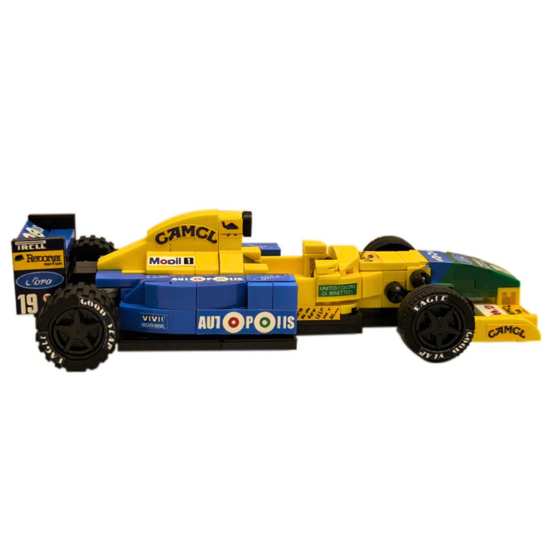 Miniatura Benetton B191 1:24 Blocos de Montagem 207 PCS