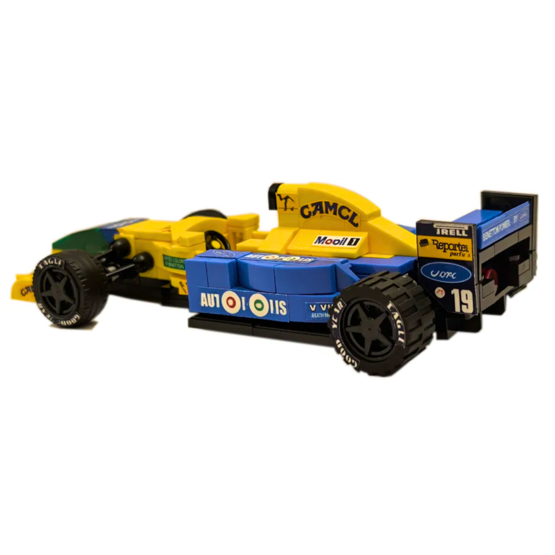 Miniatura Benetton B191 1:24 Blocos de Montagem 207 PCS