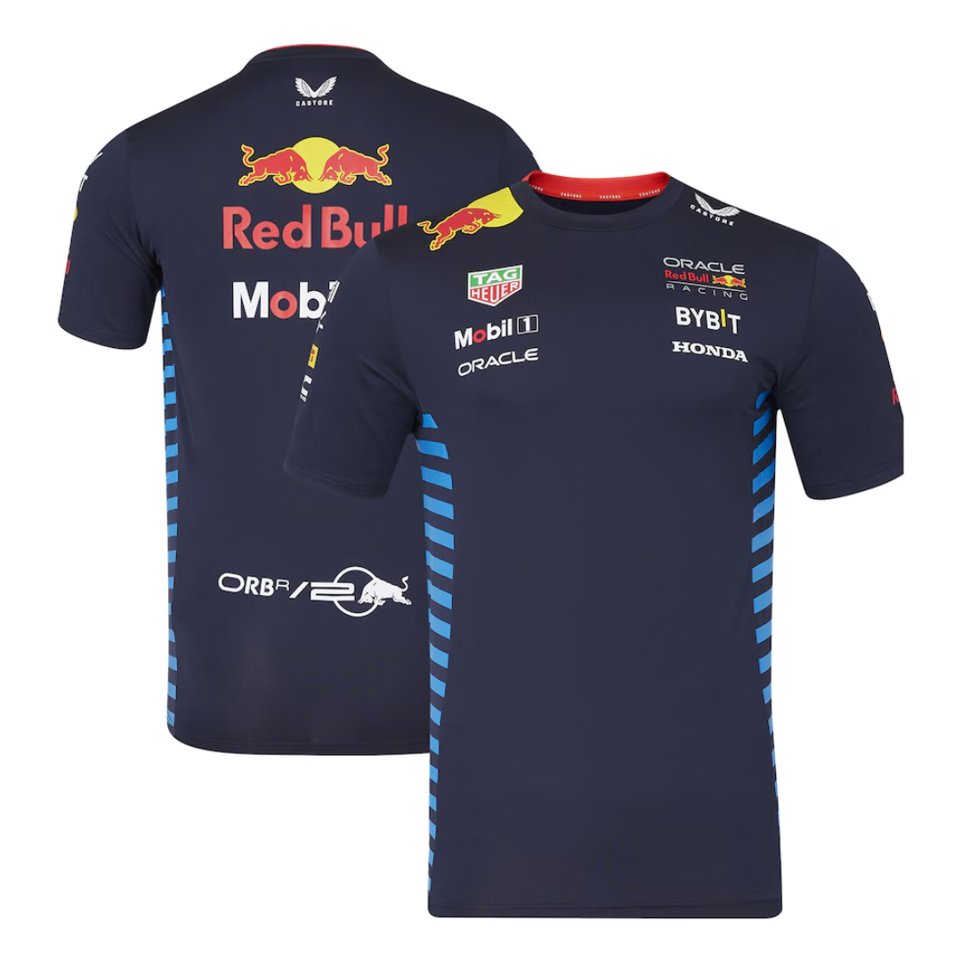 Camiseta Oficial Red Bull Racing 2024 Masculina - Team