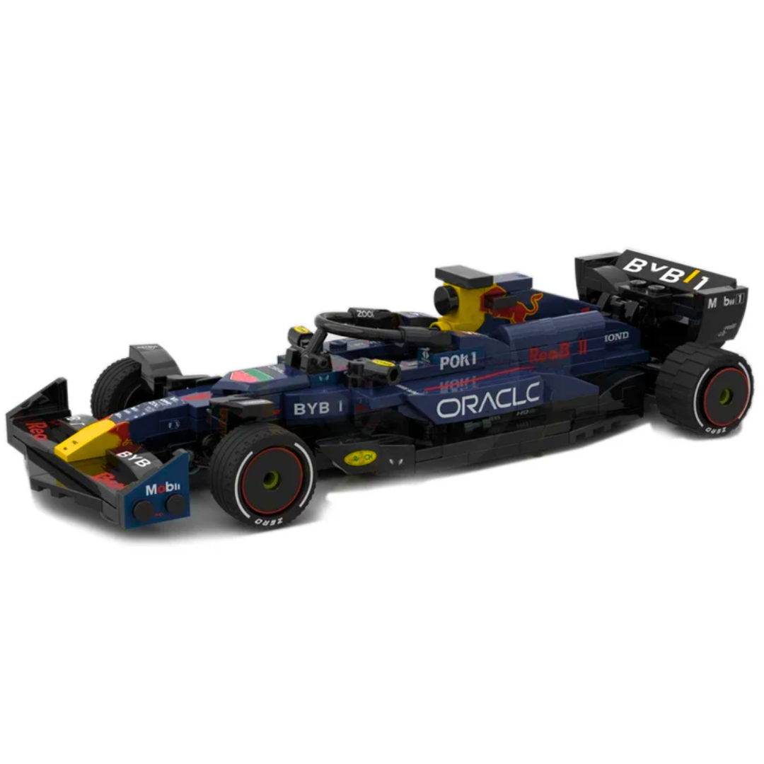 Miniatura Red Bull Racing RB20 Max Verstappen Blocos de Montagem 312 PCS