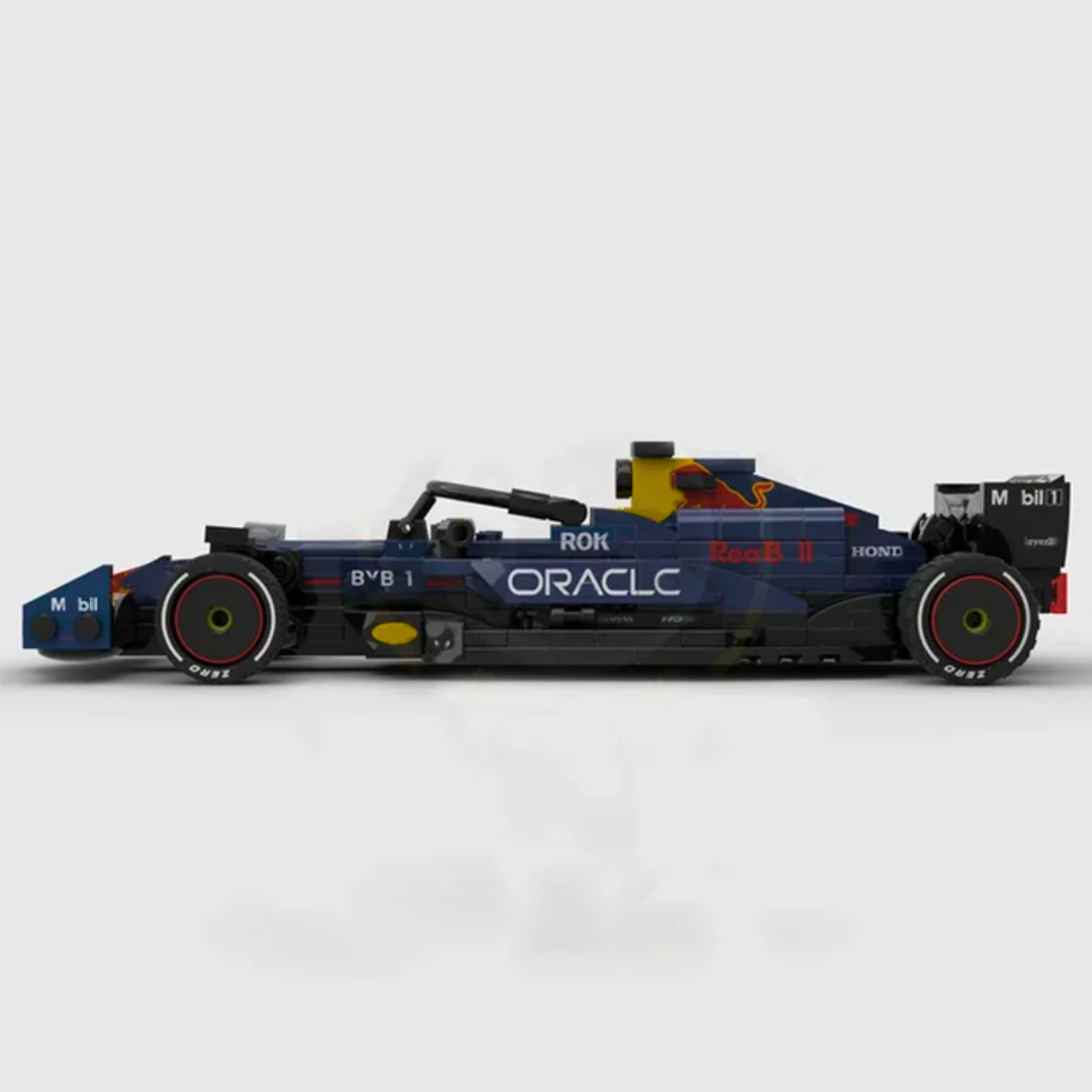 Miniatura Red Bull Racing RB20 Max Verstappen Blocos de Montagem 312 PCS