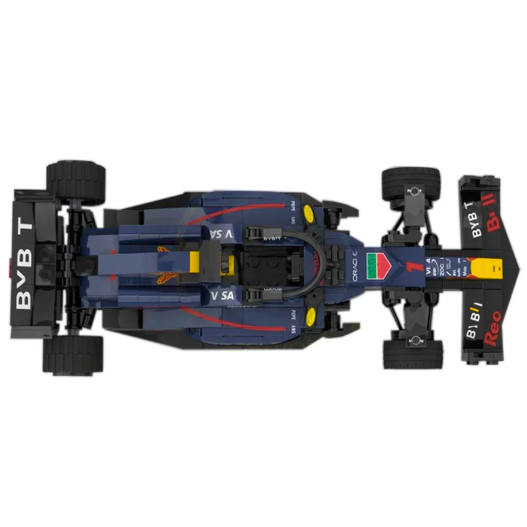 Miniatura Red Bull Racing RB20 Max Verstappen Blocos de Montagem 312 PCS