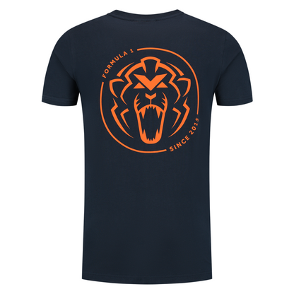 Camiseta Max Verstappen 1 Leão Laranja Tricampeão Mundial