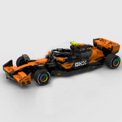 Miniatura McLaren F1 Team MCL38 Lando Norris 2024 Blocos de Montagem 296 PCS