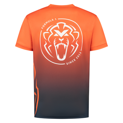 Camiseta Max Verstappen 1 Leão Laranja Tricampeão Mundial