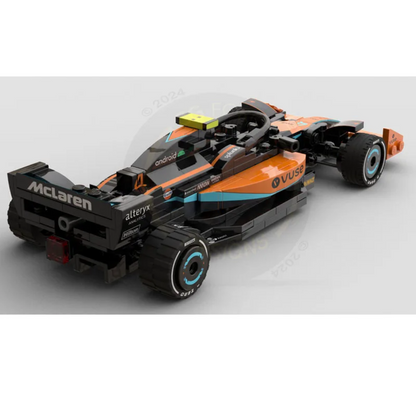 Miniatura McLaren F1 Team MCL60 Lando Norris 2023 Blocos de Montagem 303 PCS