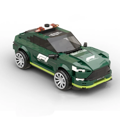 Miniatura Medical Car Aston Martin DBX707 Blocos de Montagem 439 PCS