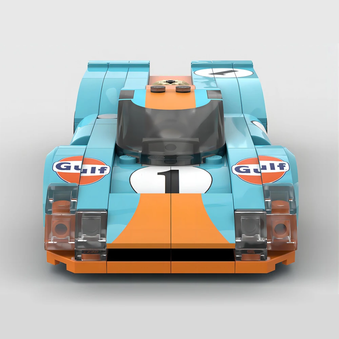 Miniatura Porsche 917 K Gulf Blocos de Montagem 180 PCS