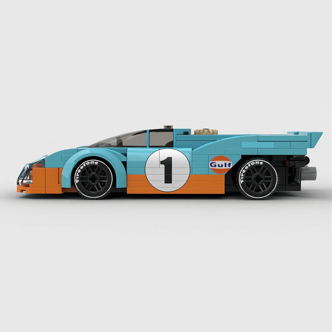 Miniatura Porsche 917 K Gulf Blocos de Montagem 180 PCS