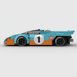 Miniatura Porsche 917 K Gulf Blocos de Montagem 180 PCS
