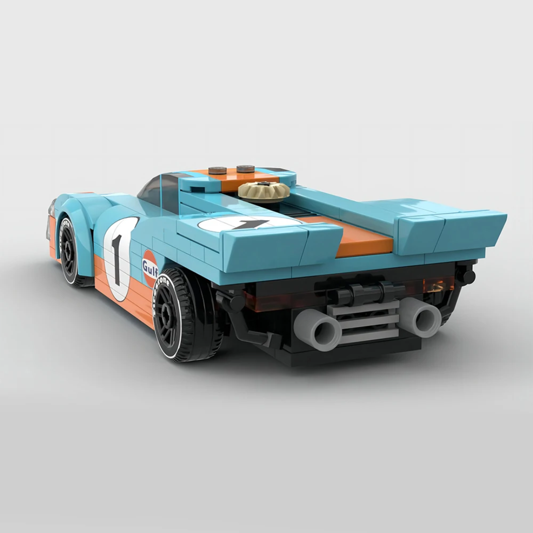 Miniatura Porsche 917 K Gulf Blocos de Montagem 180 PCS