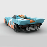 Miniatura Porsche 917 K Gulf Blocos de Montagem 180 PCS