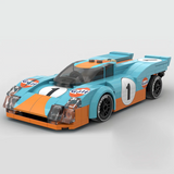 Miniatura Porsche 917 K Gulf Blocos de Montagem 180 PCS