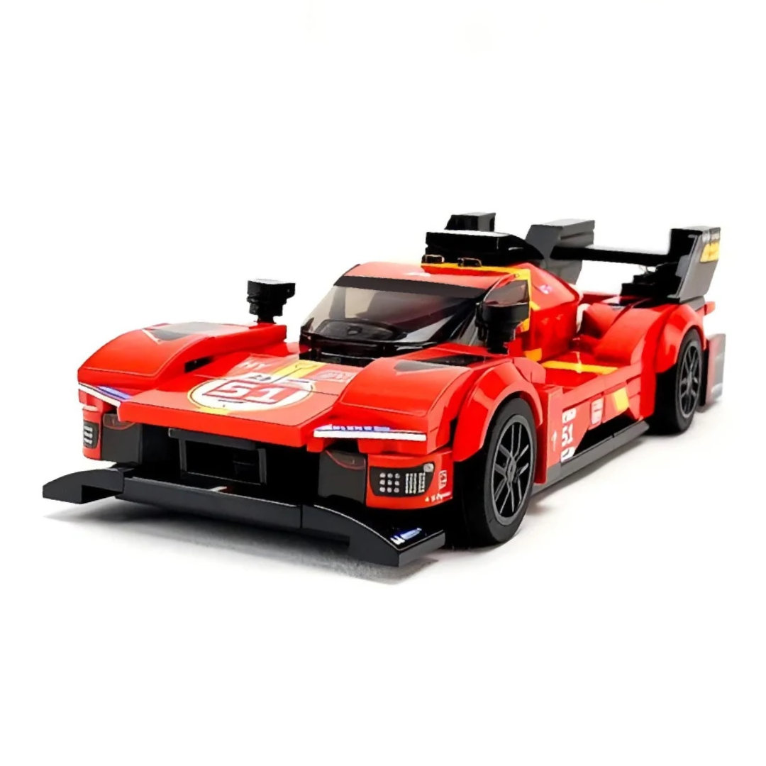 Miniatura Ferrari 499-P WEC 2023 LEMANS WINNER 1:24 Blocos de Montagem 313 PCS