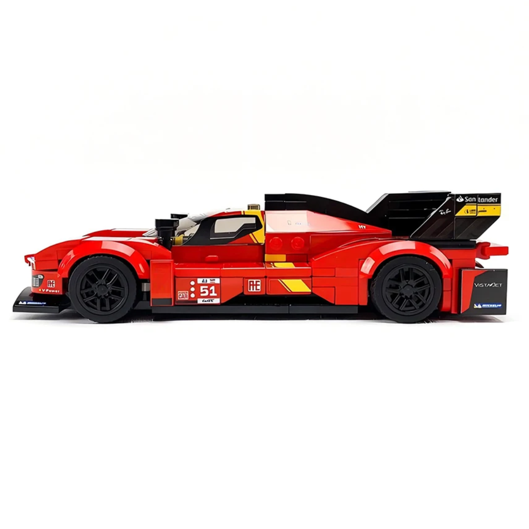 Miniatura Ferrari 499-P WEC 2023 LEMANS WINNER 1:24 Blocos de Montagem 313 PCS