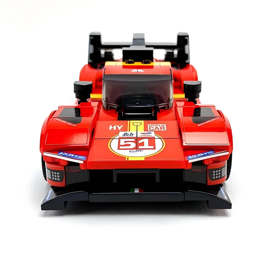 Miniatura Ferrari 499-P WEC 2023 LEMANS WINNER 1:24 Blocos de Montagem 313 PCS