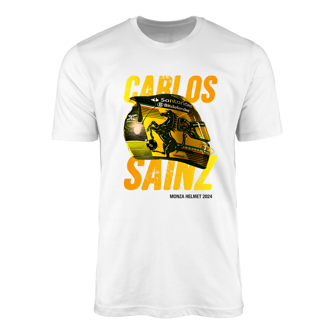 Camiseta Carlos Sainz Capacete Especial Monza 2024