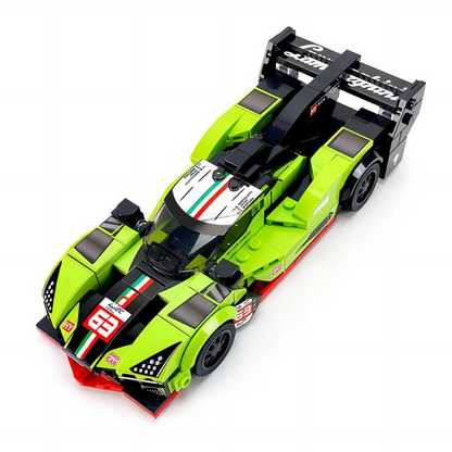 Miniatura Lamborghini SC63 WEC 2024 1:24 Blocos de Montagem 332 PCS