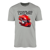 Camiseta Charles Leclerc Capacete 2024